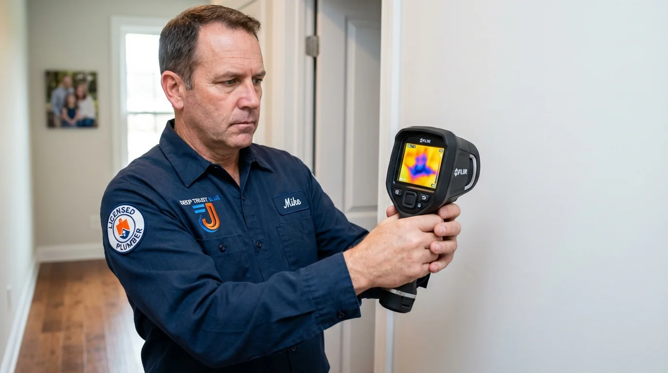 Thermal imaging leak detection by Johns Plumbing LLC in Fort Walton Beach